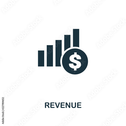Revenue icon. Premium style design from crowdfunding icon collection. UI and UX. Pixel perfect revenue icon. For web design, apps, software, print usage. photo