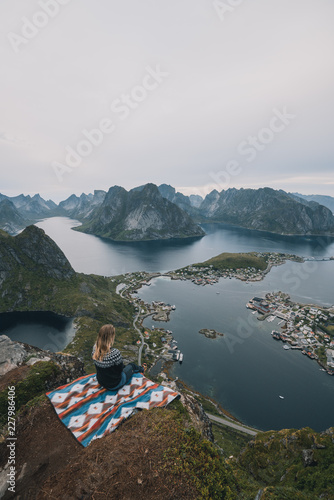 Overlooking Reine in Lofoten 2