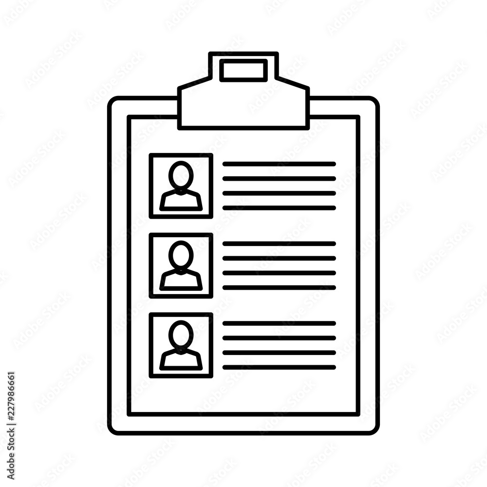 checklist clipboard isolated icon checklist clipboard isolated icon