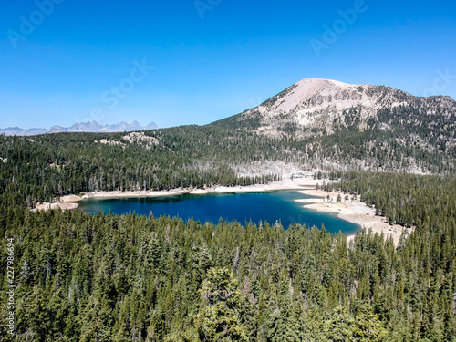 Aerial view of the Mammoth Lake - California