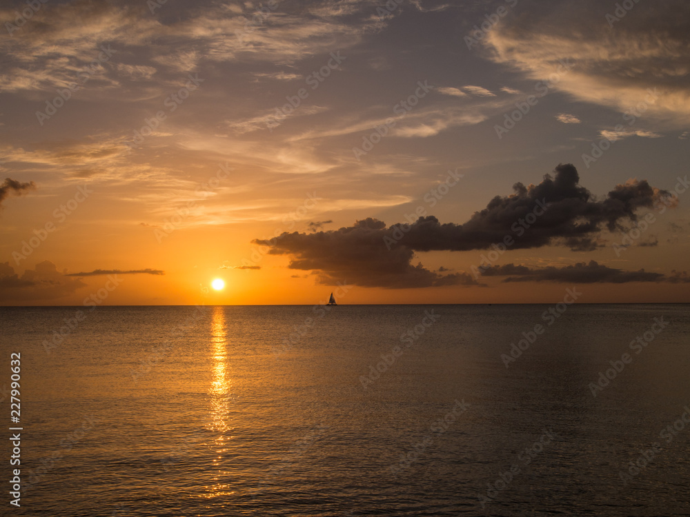 Seven Mile Beach Sunset