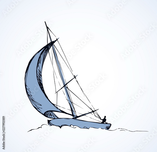 Suitcase. Vector drawing