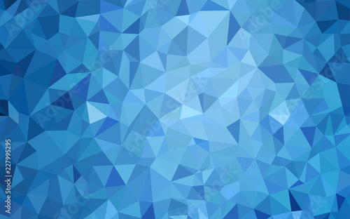 Light BLUE vector low poly layout.
