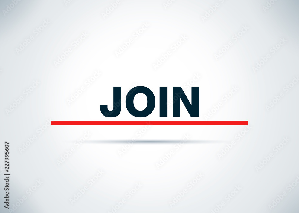 Join Abstract Flat Background Design Illustration Join Abstract Flat Background Design Illustration