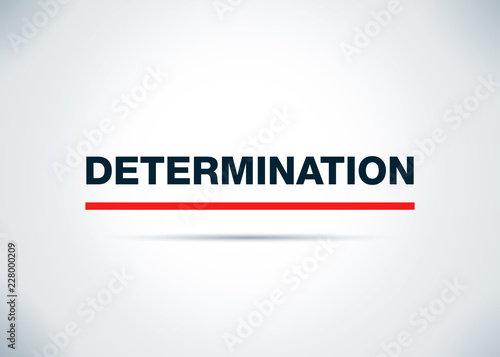 Determination Abstract Flat Background Design Illustration
