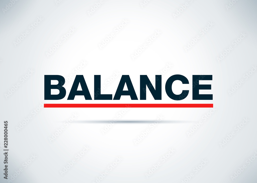 Balance Abstract Flat Background Design Illustration Balance Abstract Flat Background Design Illustration