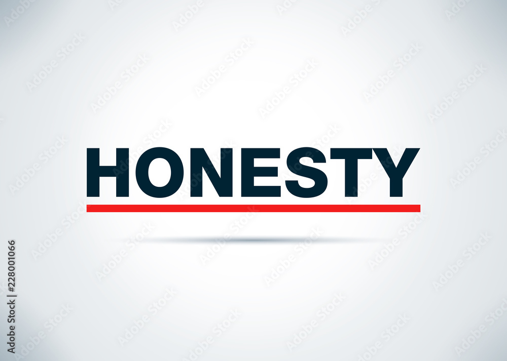 Honesty Abstract Flat Background Design Illustration Honesty Abstract Flat Background Design Illustration
