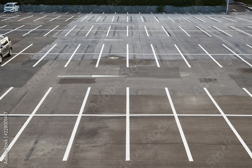 Empty parking places