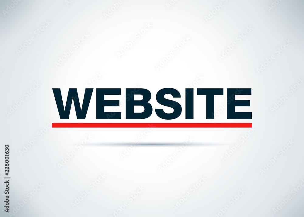 Obraz premium Website Abstract Flat Background Design Illustration