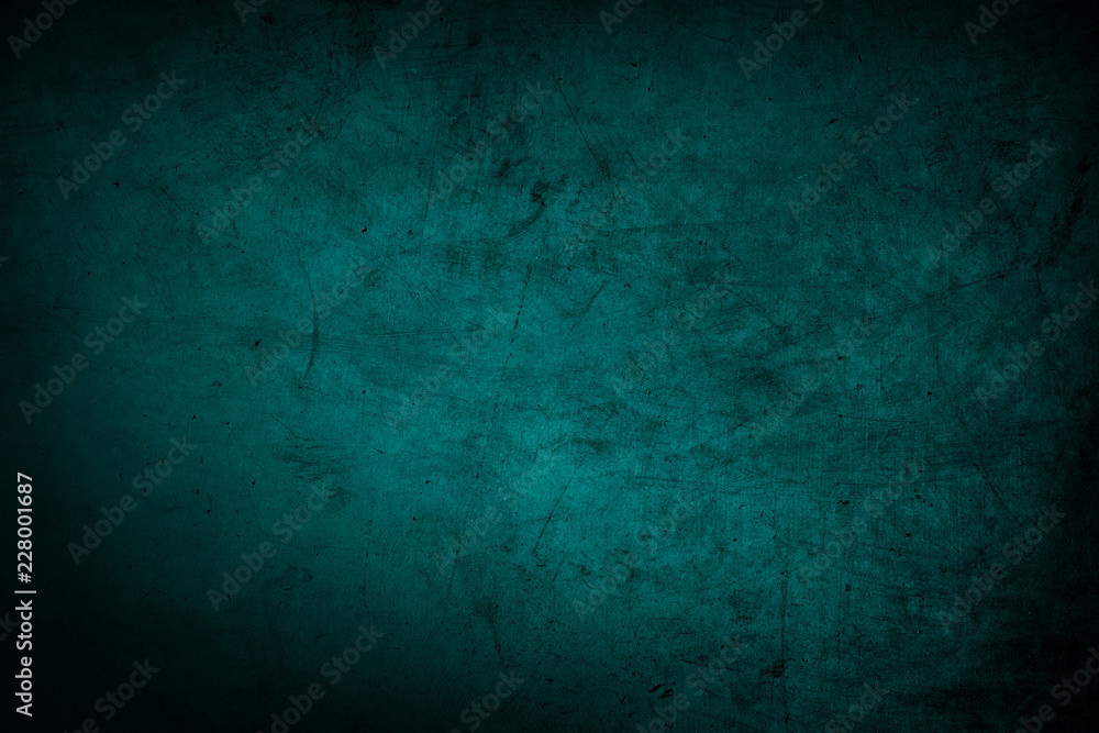 Fototapeta premium Green concrete texture wall background