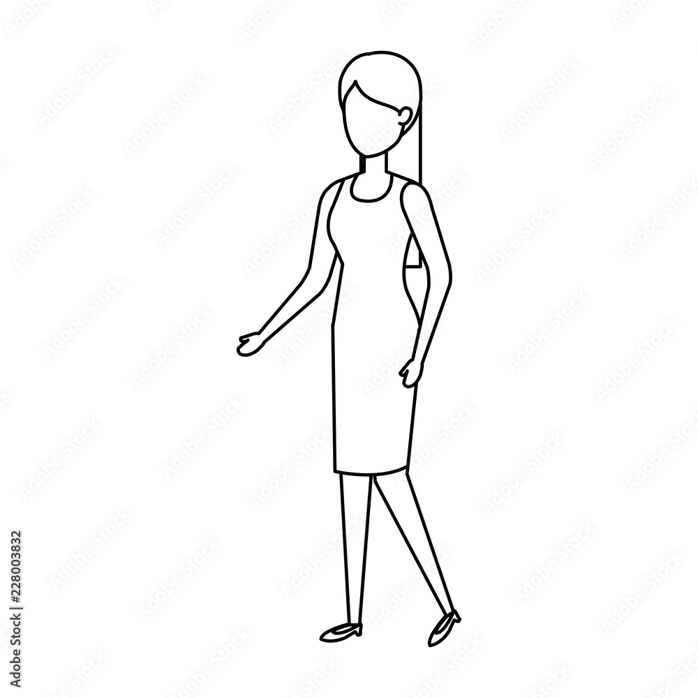 beautiful and young woman character beautiful and young woman character
