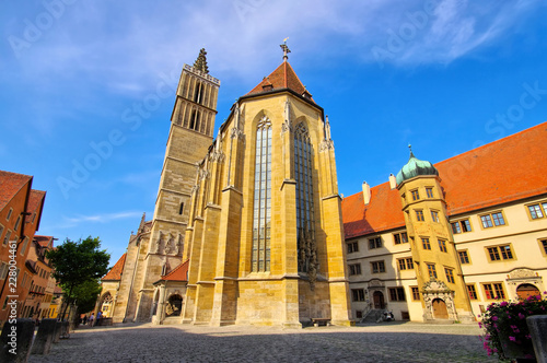 Rothenburg Stadtkirche St. Jakob - Rothenburg in Germany, the church St. Jakob photo