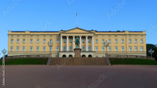 The Royal Palace in Oslo, front view