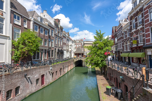Utrecht canals and architecture  Netherlands