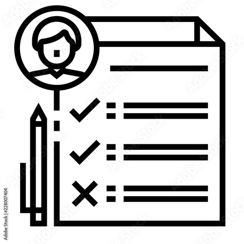 Consumer behavior Line illustration
