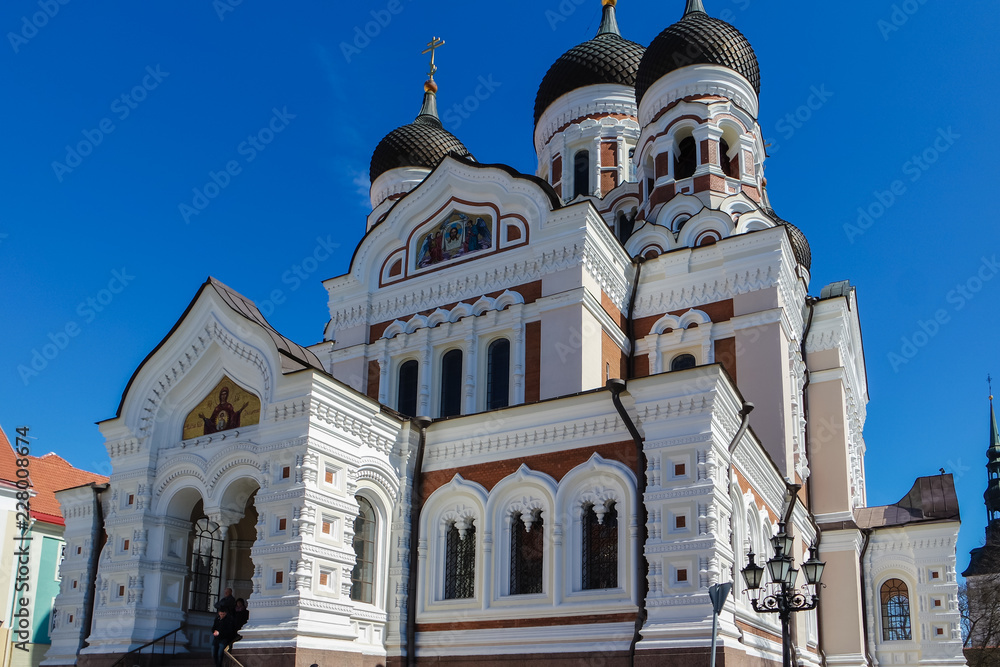Orthodox Church in the center of Tallinn