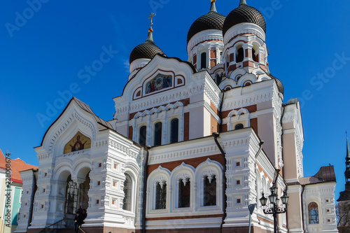 Obraz na płótnie Orthodox Church in the center of Tallinn w salonie