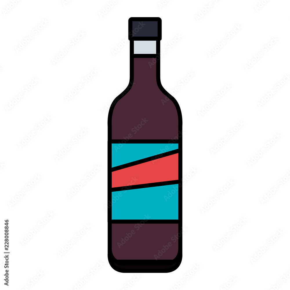 soy sauce bottle isolated icon