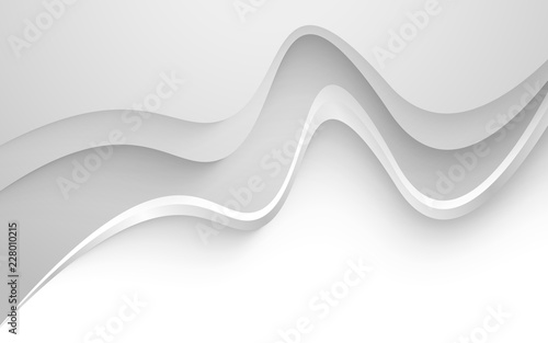 Abstract gray background with wave. Vector