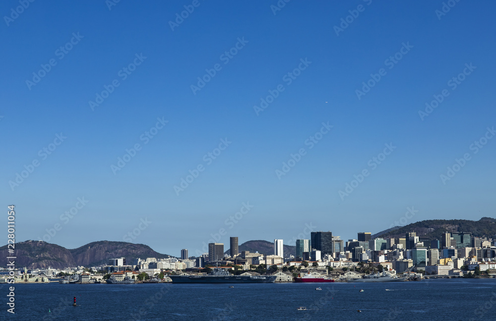 Obraz premium Beautiful cities. Interesting tourist landscapes. Wonderful cities. World wonders. Rio de Janeiro Brazil South America.