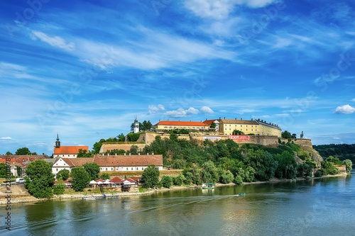 Novi Sad, Serbia - June 25, 2018: Petrovaradin fortress in Novi Sad. photo