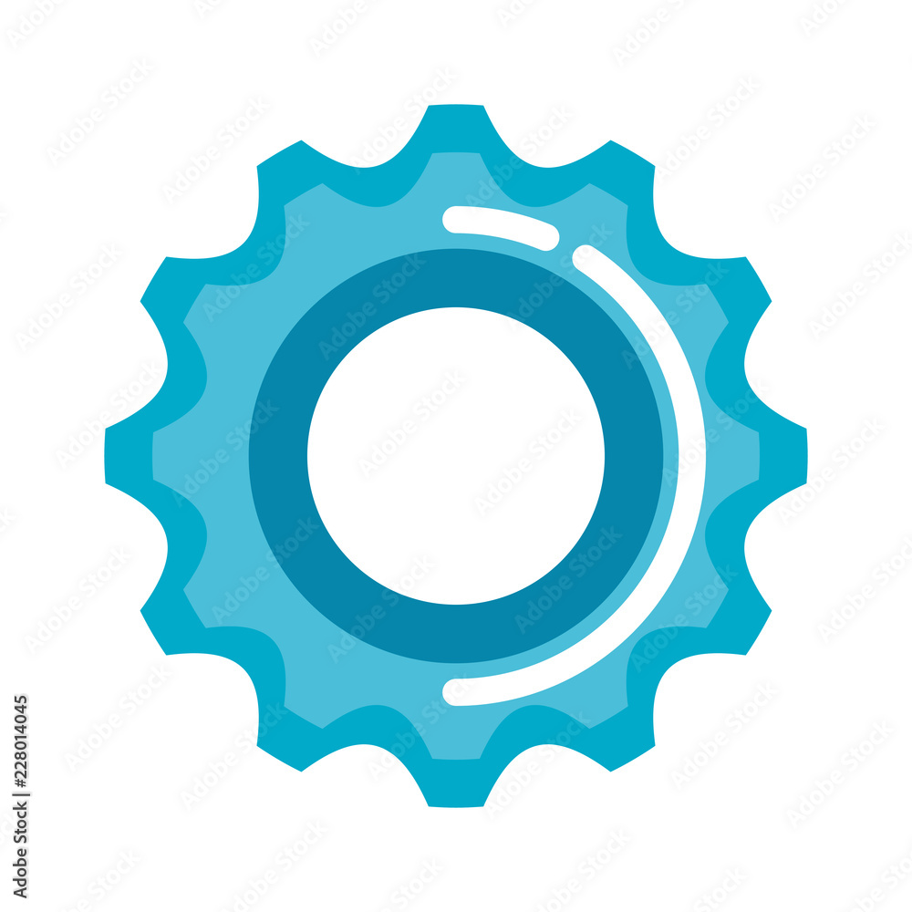 gear machinery isolated icon