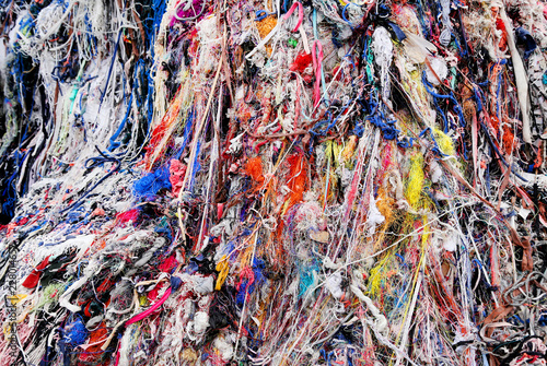 Принти на полотні Textile waste in Bangladesh