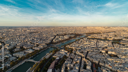 Paris landscape from Eiffel Tower © Oleksandr Povar