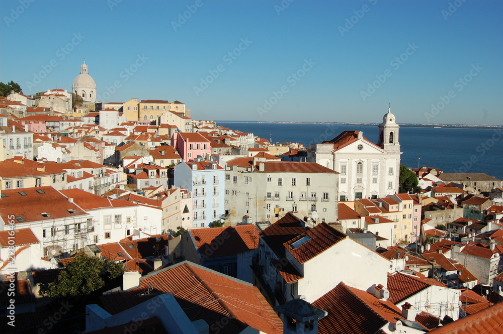 Lisbon: a view of city