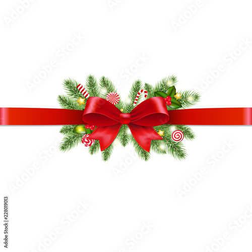 Xmas Garland Transparent Background