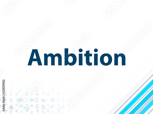 Slika na platnu Ambition Modern Flat Design Blue Abstract Background