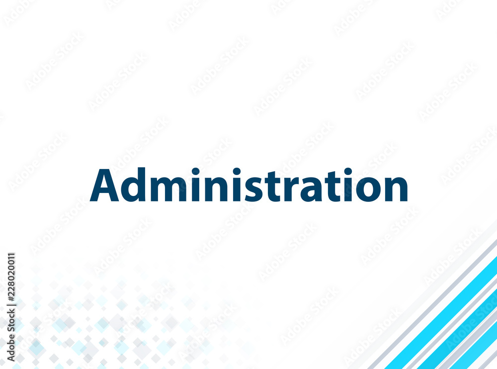 Administration Modern Flat Design Blue Abstract Background
