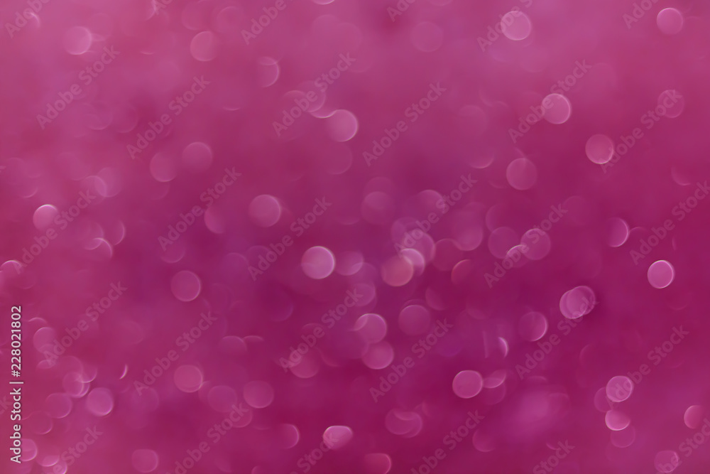 Pink defocused texture with round bokeh