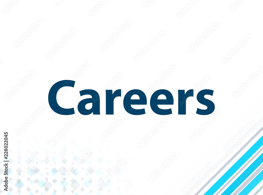 Careers Modern Flat Design Blue Abstract Background