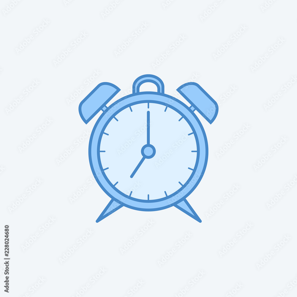 personale Dental Hammer alarm clock 2 colored line icon. Simple dark and light blue element  illustration. alarm clock concept outline symbol design from education set  Stock Vector | Adobe Stock
