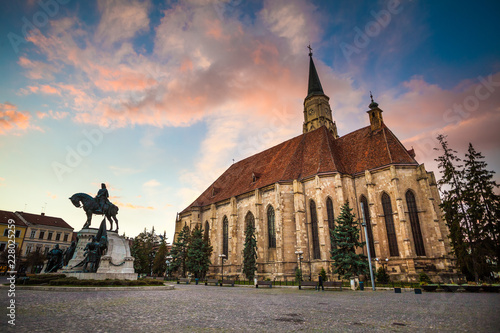 St. Michael Church in Cluj-Napoca, Romania photo