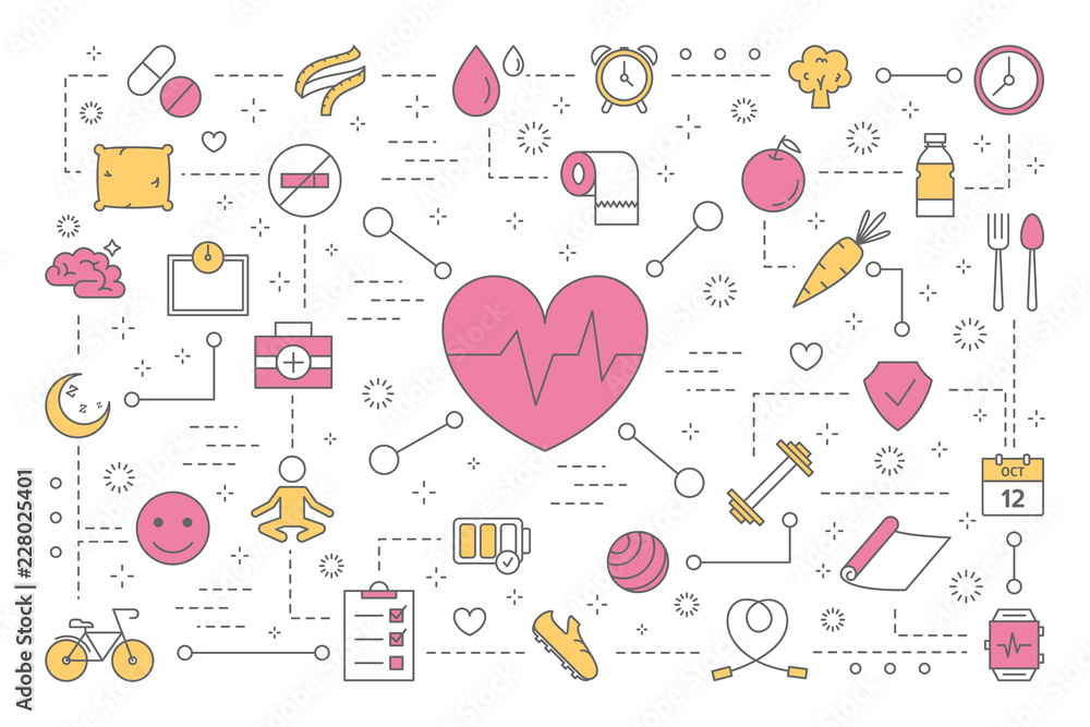 Φωτογραφία Health concept. Idea of medical treatment and healthy lifestyle