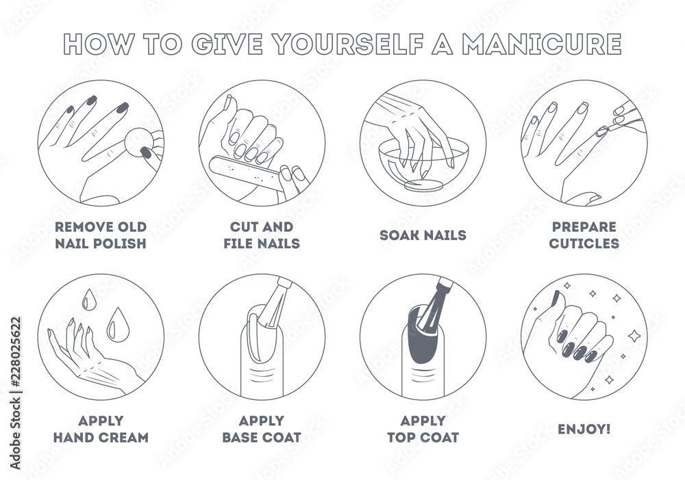 How to give yourself manicure at home How to give yourself manicure at home