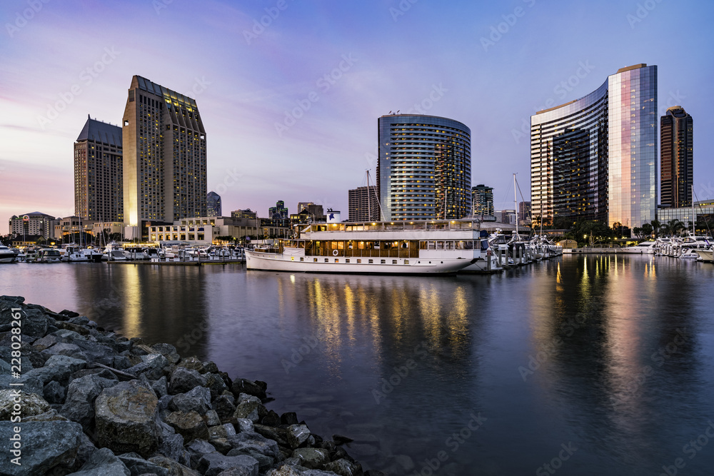 Naklejka premium SAN DIEGO DOWNTOWN