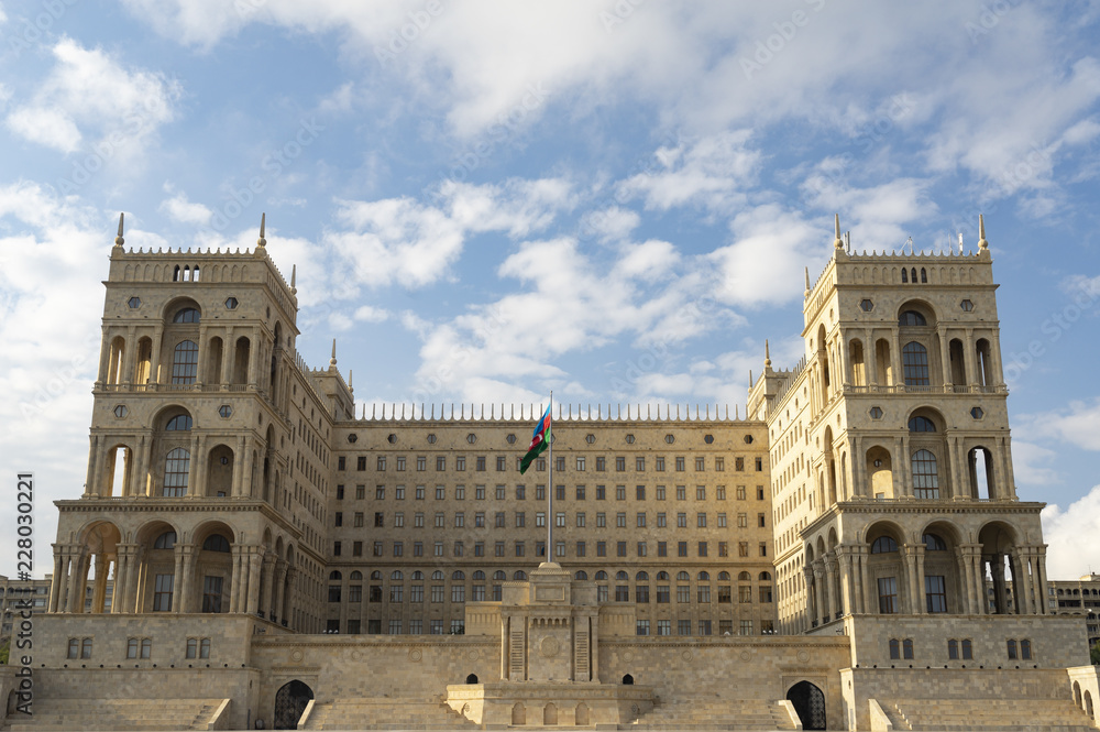 The palace of government in Baku