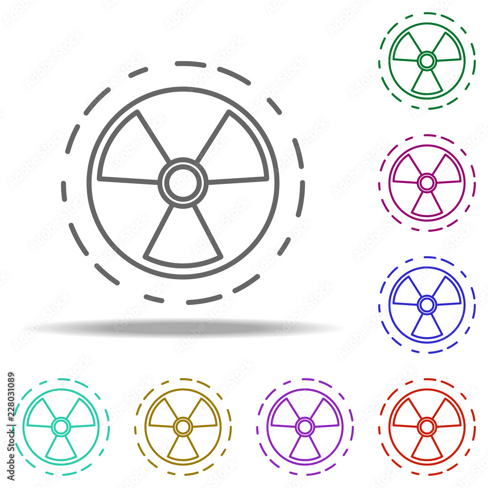 nuclear energy outline icon. Elements of Ecology in multi color style icons. Simple icon for websites, web design, mobile app, info graphics nuclear energy outline icon. Elements of Ecology in multi color style icons. Simple icon for websites, web design, mobile app, info graphics