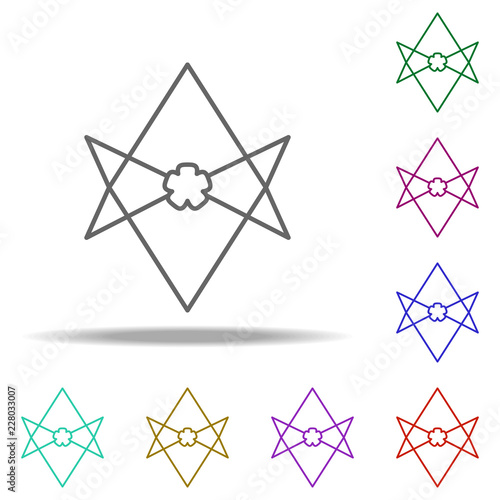 religious sign outline icon. Elements of religion in multi color style icons. Simple icon for websites, web design, mobile app, info graphics