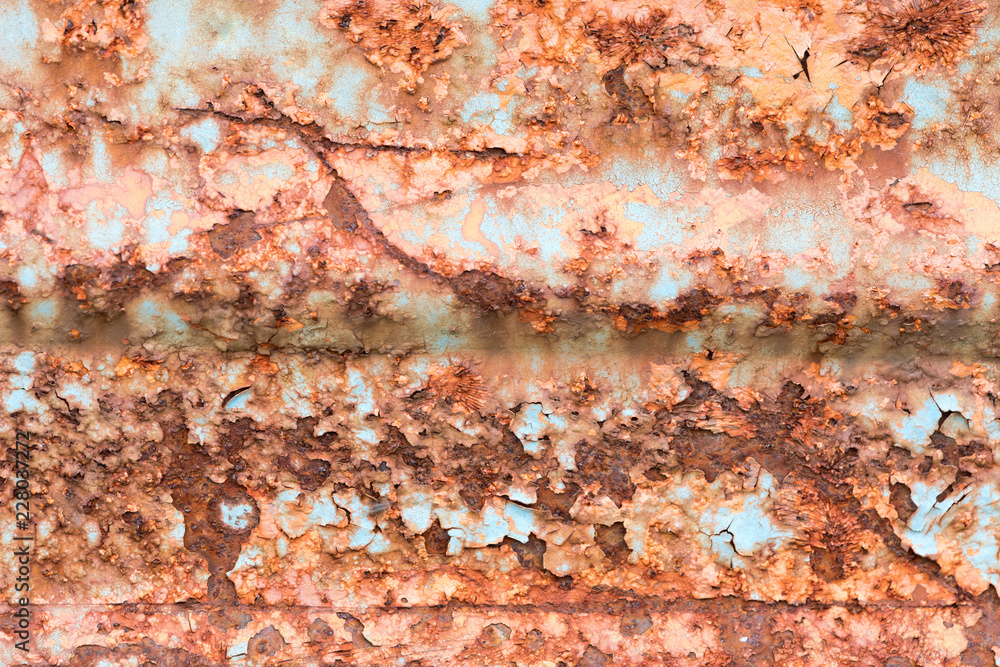 Rusty metal background Rusty metal background