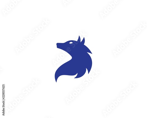 Wolf logo illustration