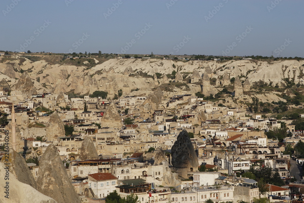 Φωτογραφία Views of Cappadocia volcanic kanyon cave houses in Turkey