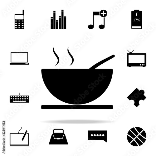 soup in a plate icon. web icons universal set for web and mobile