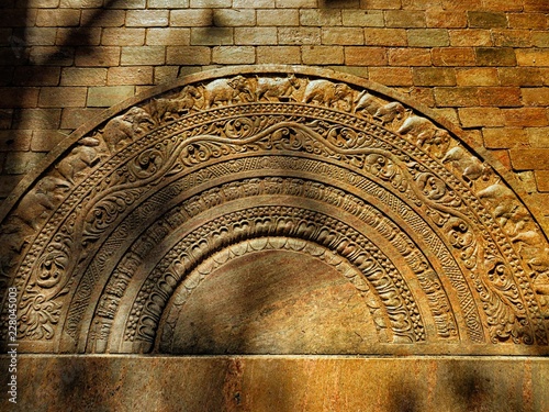 Bild auf Leinwand moonstone , anuradhapura