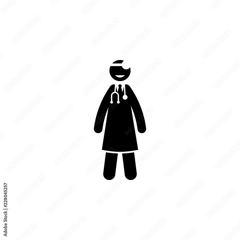 doctor, happy icon. Element of cyber monday icon for mobile concept and web apps. Glyph style doctor, happy icon can be used for web and mobile doctor, happy icon. Element of cyber monday icon for mobile concept and web apps. Glyph style doctor, happy icon can be used for web and mobile