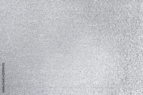 Close up of gray glitter textured background photo