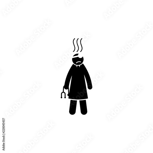 tired, doctor icon. Element of cyber monday icon for mobile concept and web apps. Glyph style tired, doctor icon can be used for web and mobile